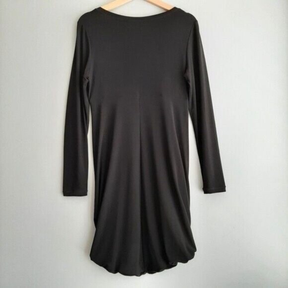 JOSEPH RIBKOFF Light Fabric Cardigan Black Twist Hem Sz 8 - Picture 6 of 9